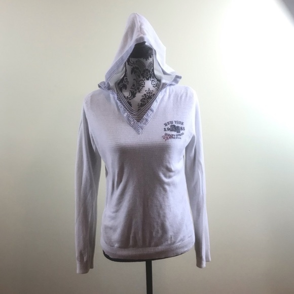 💖MEGA SALE💖Born in the USA Women’s Long Sleeve Double Shirt Size S ALSU00228 - Picture 2 of 6